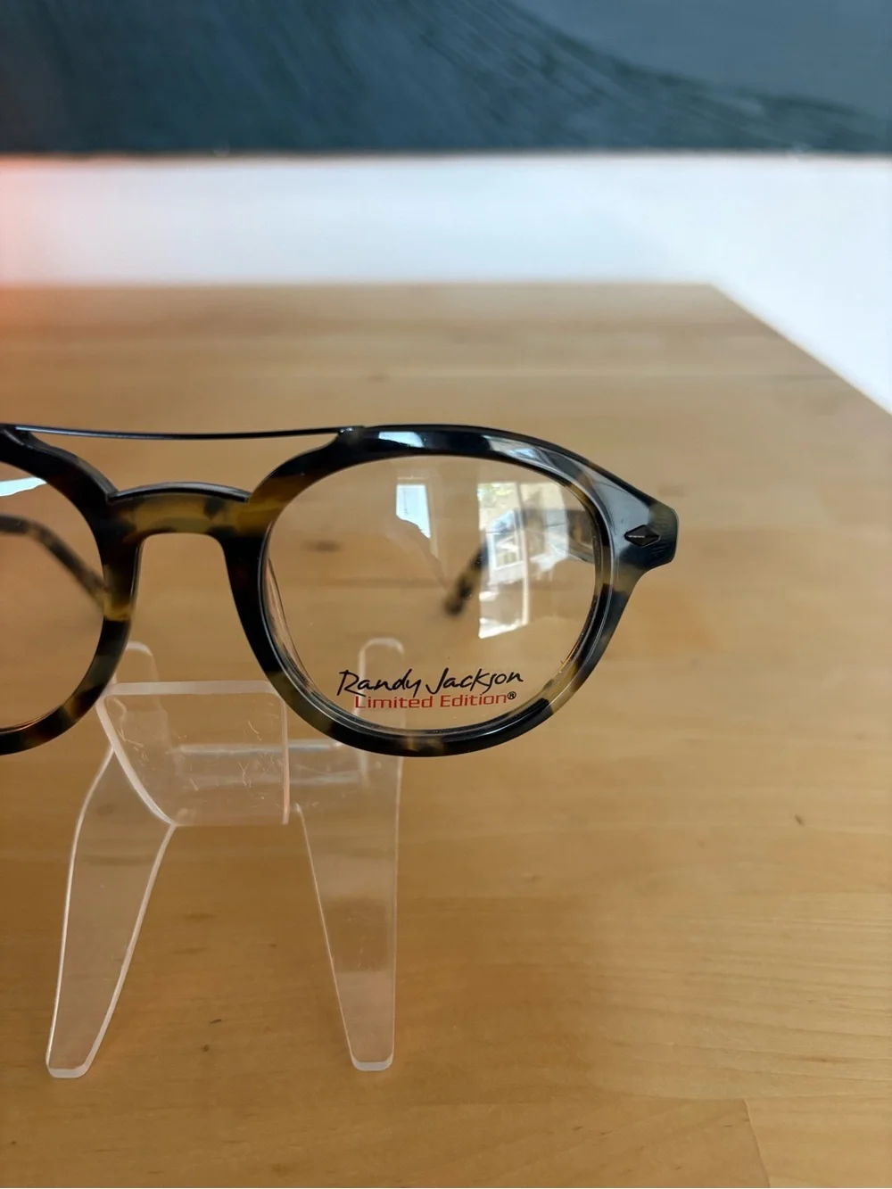 Randy Jackson Limited Edition X131 Tokyo Tortoise Round Double Bridge Eyeglasses